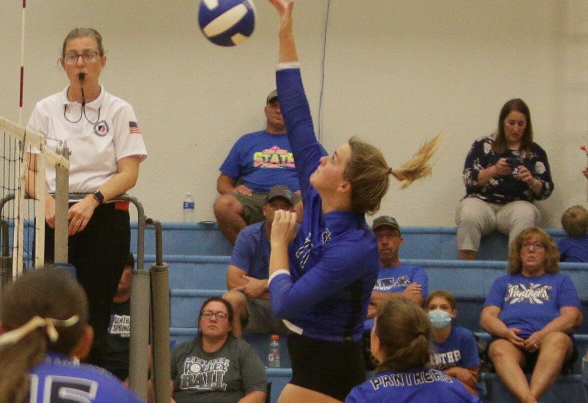 Central Springs vollleyball vs Nashua-Plainfield - Crum